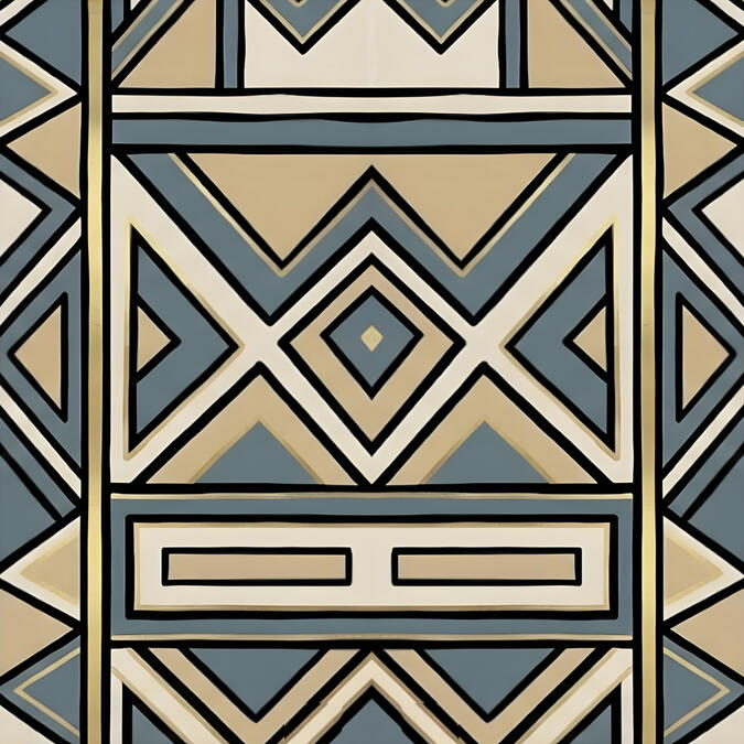 Ndebele Geometry African-inspired pattern
