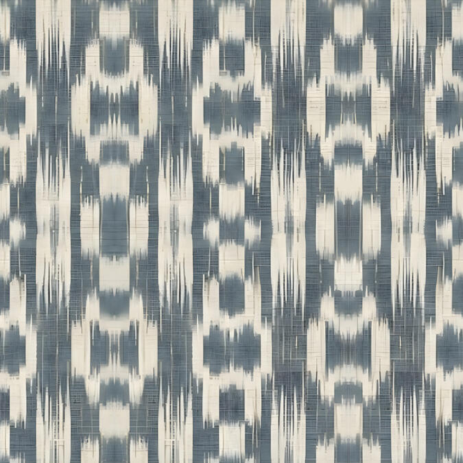 Baule Ikat African-inspired pattern